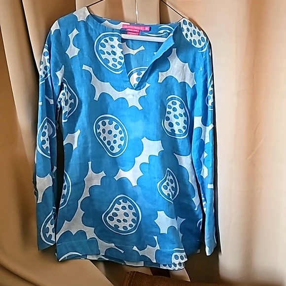 Island Company Linen Beach Vacation Tunic XS - Picture 1 of 3